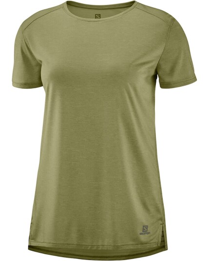 Salomon Outline Summer Tee W Martini Olive (Storlek L)