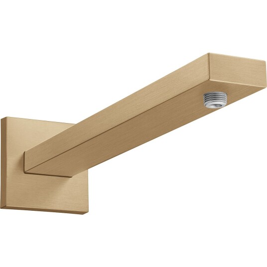 Hansgrohe Dusjbend Square 39 cm, 1/2", Børstet Bronse