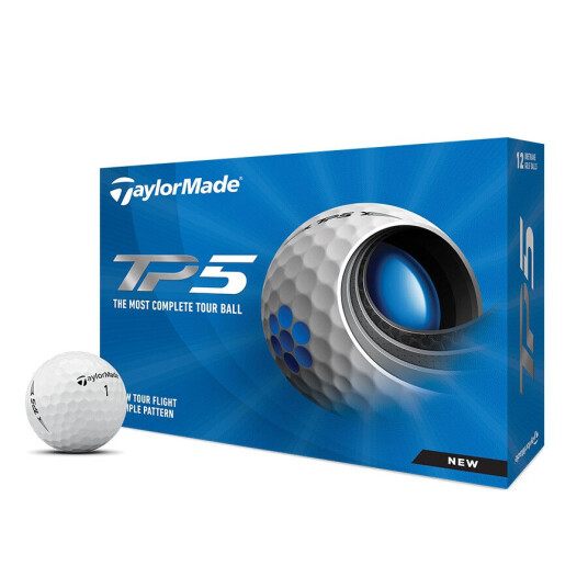 Taylormade Tp5 Golfball Hvit