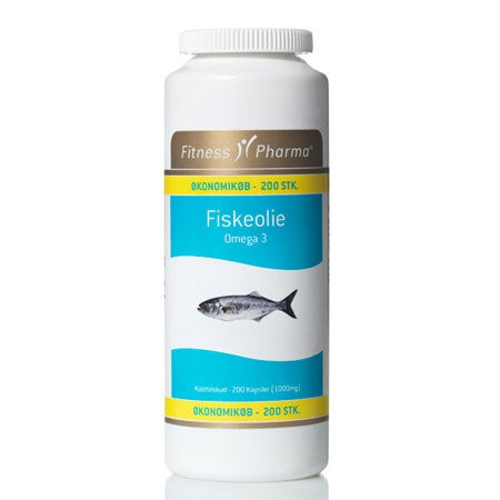 Fitness Pharma Omega 3 Fiskolje 200 Kapslar