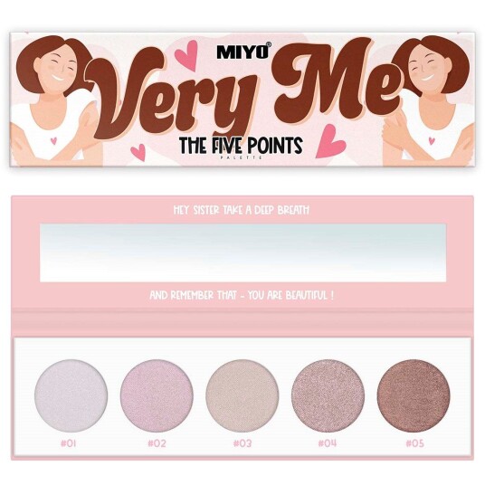 MIYO Five Points Paletts Eyeshadows 8 Very Me