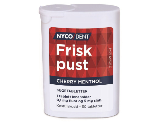 Nycodent Frisk Pust Cherry Menthol 50 stk.