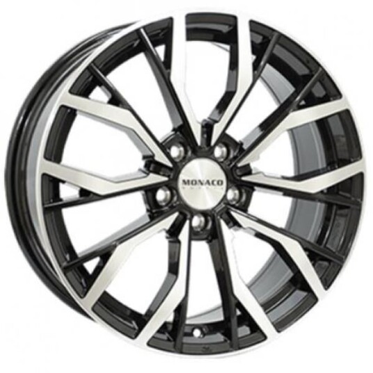 Monaco Gp5 Gloss Black Polished 8x19 5x120 ET42 B72.6