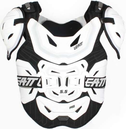 Leatt 5.5 Pro Brystet Protector S M L XL Hvit