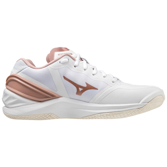 Mizuno Wave Stealth Neo, hallsko dame 42 White/Rose/Snow Whit