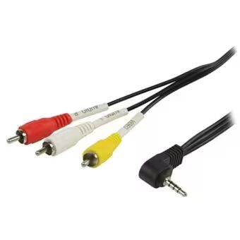 AV-uttak 3,5mm - 3xRCA