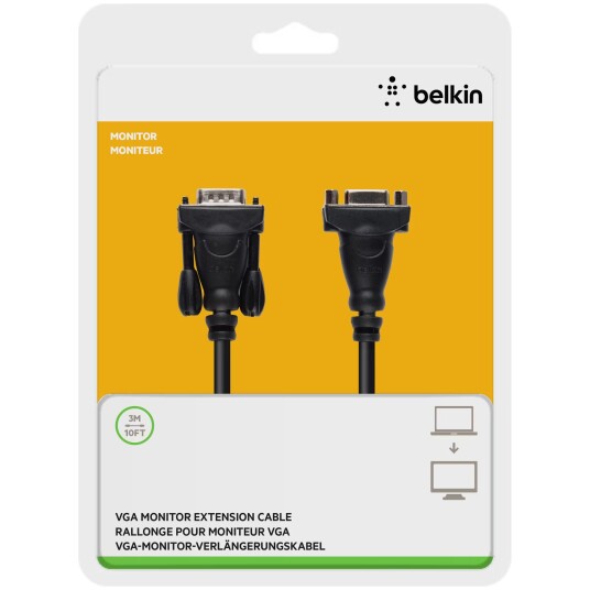 Belkin VGA-utvidelseskabel 3 m