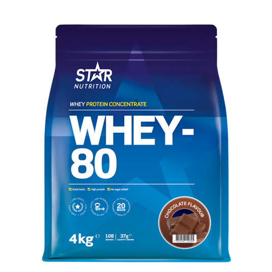 Whey-80 Myseprotein 4 kg