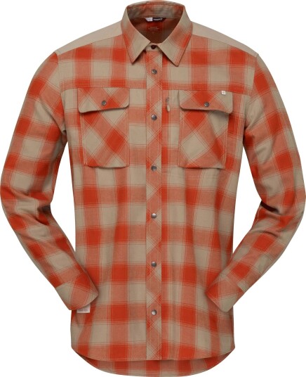 Norrøna Men's Femund Flannel Shirt Pureed Pumpkin L