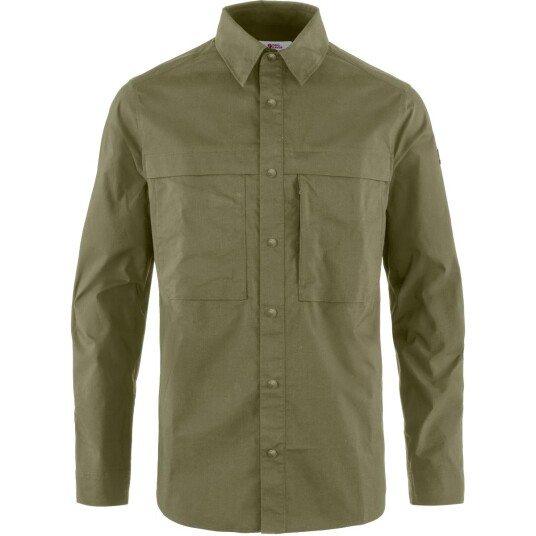 Fjellreven  Abisko Trail Shirt Ls M Herre, 620 Green, L