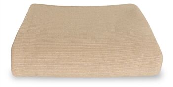 Nordstrand Home Sengeteppe - 140x220 cm - Beige - Nordstrand