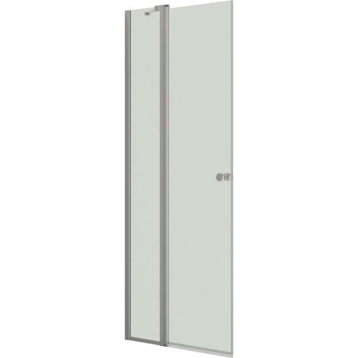 Dansani Match dusjdør med sidepanel H:200*87-89 klar/satin