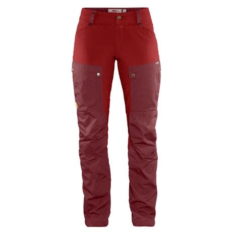 Fjellreven Keb Trousers Curved, Dame, Ox rød/Lava  Dame 38