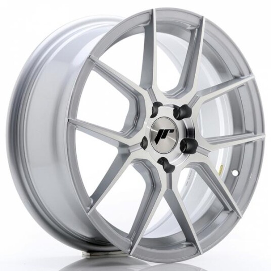 Japan Racing Jr30 Silver Machined Face 8.5x20 5x112 ET40 B66.6