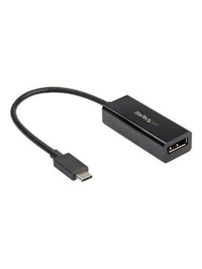 StarTech.com USB C to DisplayPort 1.4 Adapter - 8K 30Hz - HBR3 Adapter - external video adapter - black