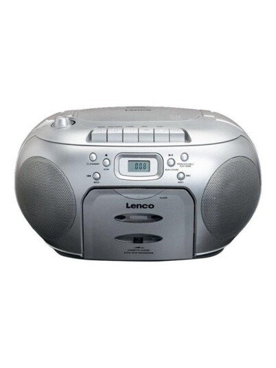 Lenco Boomboks SCD-420 - boombox - CD - FM - Stereo - Sølv