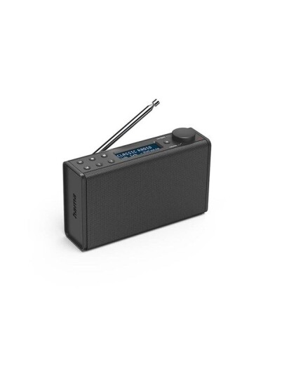 Hama Bærbar DAB-radio "DR7USB" Digital Radio FM/DAB/DAB+/Battery Operation - DAB/DAB+/FM - Mono - Svart