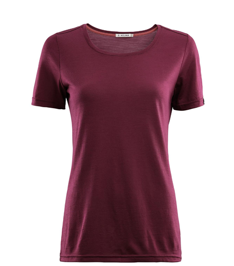 Aclima LightWool T-shirt, Dame Zinfandel (#54202D) Dame XS