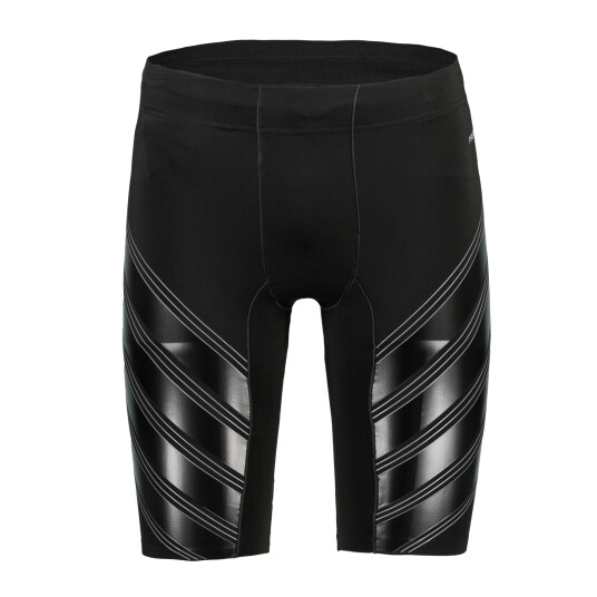 Pressio Power Run Half Tight M, kompresjonsshorts herre S BLACK