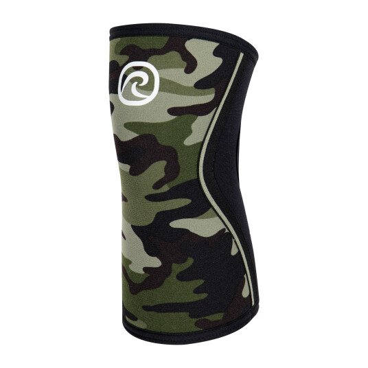 Rehband RX Knee-Sleeve 5mm, knestøtte XS BLACK/CAMO