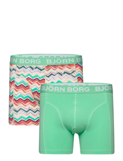 Björn Borg Cotton Stretch Boxer 2P Green Björn Borg MULTIPACK 3 S , M , L , XL , XXL