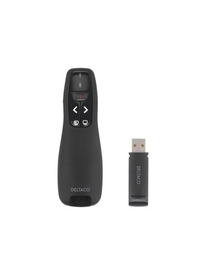 DELTACO Wireless Presenter With Laser Pointer