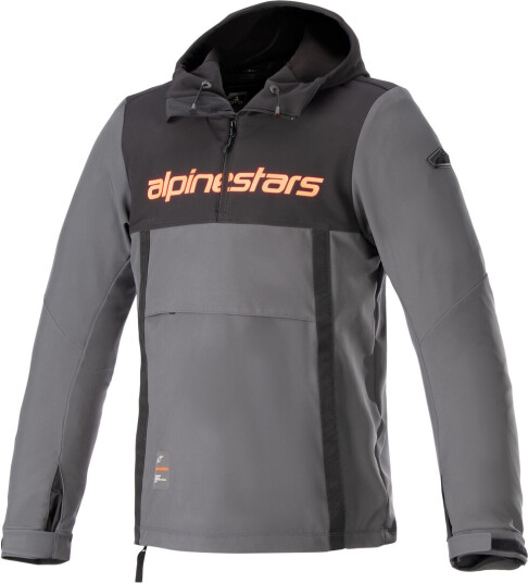 Alpinestars Sherpa Motorsykkel Tekstil Jacket M Svart Grå Rød