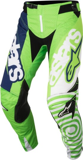 Alpinestars Techstar Venom 2018 Motocross bukser 30 Grønn Blå