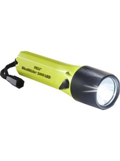 Wareco Flashlite peli 2410 stealthlite led atex zone 0 yellow