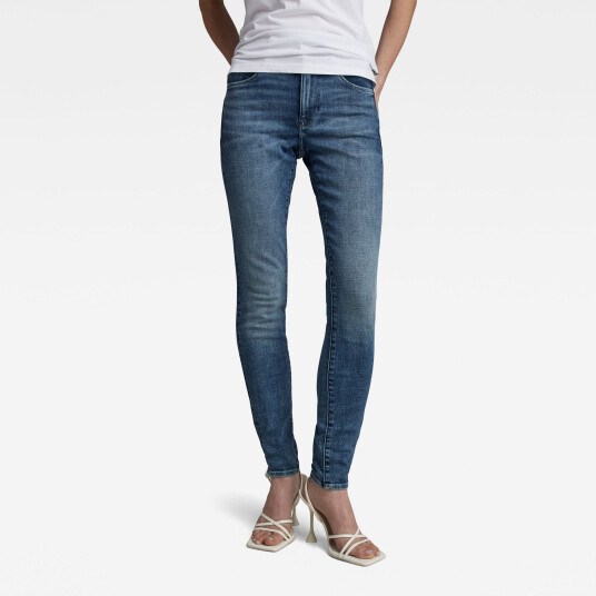 G-Star RAW 3301 Skinny Jeans - Medium blue - Women 24-28 Medium blue female