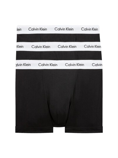 Calvin Klein Underwear Trunk 3pk Boxershorts Sort male XS