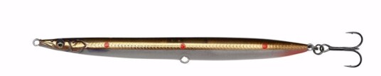 Savage Gear Sandeel Pencil 12,5cm 19g Sinking Brown Copper Red Dots