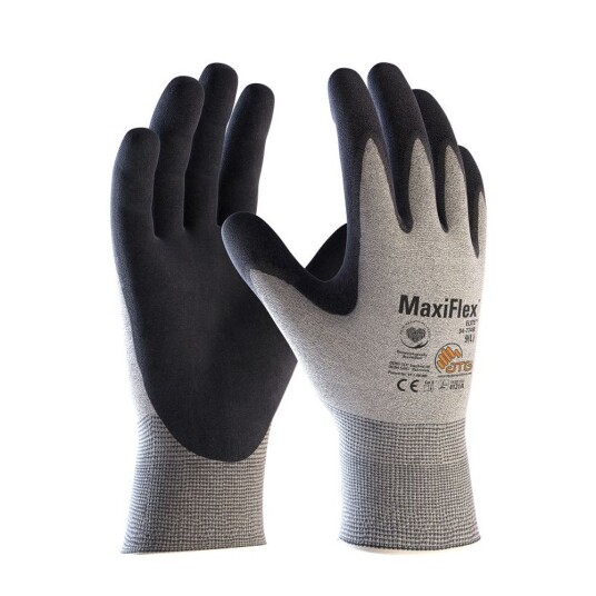 ATG MaxiFlex Elite Grey Melange ESD hansker, 12 par ,SBG-34-774B 11