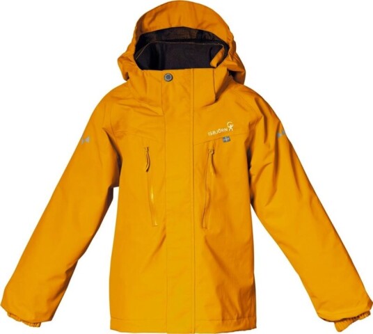 Isbjörn of Sweden Kids' Storm Hard Shell Jacket 98/104, Saffron