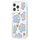 iPhone 15 Pro Fashion TPU-deksel Blomster / jordbær