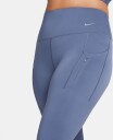 Nike Dri-Fit Go High Waist Tights Dame Diffused Blue/Black M