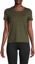 Casall Essential Mesh Detail Tee Dame Forest Green 34