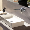 Hansgrohe Metropol  servantbatteri 225 mm tut, Sort Matt