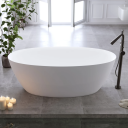 Bathlife Sund Frittstående badekar 1700x820 mm, Akryl, Hvit Matt