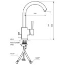 Tapwell Evo184 Avstengning Graphite (TA-9426031)