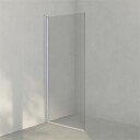 INR Iconic Nordic Rooms Dusjvegg Linc 19 Original Matt Aluminium / 69,5cm Klart Glass