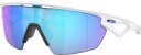 Oakley Sphaera Matte White Prizm Sapphire Polarized One Size