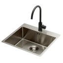 Lavabo Kubus 540 soft kjøkkenvask 54x50 cm, sort krom