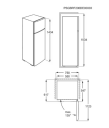 Electrolux Kombiskap LTB1AE24W0