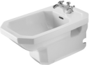 Duravit Serie 1930 Vegghengt bidé 360x580 mm, 1 blanderhull, WonderGliss