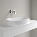 V&B Antao Toppmontert Servant 65x40 cm, u/ol, C+, Stone White