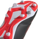 Adidas Predator Club Sock FxG Junior Core Black/Footwear White/Solar Red 33