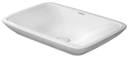 Duravit Pura Vida Toppmontert servant 700x450 mm, uten blanderhull