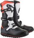 Alpinestars Tech-T Motorsykkel støvler 44 45 Svart Hvit Rød