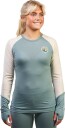 House Of Hygge Hyggewool Crew Neck Dame Lysegrnn/Hvit M